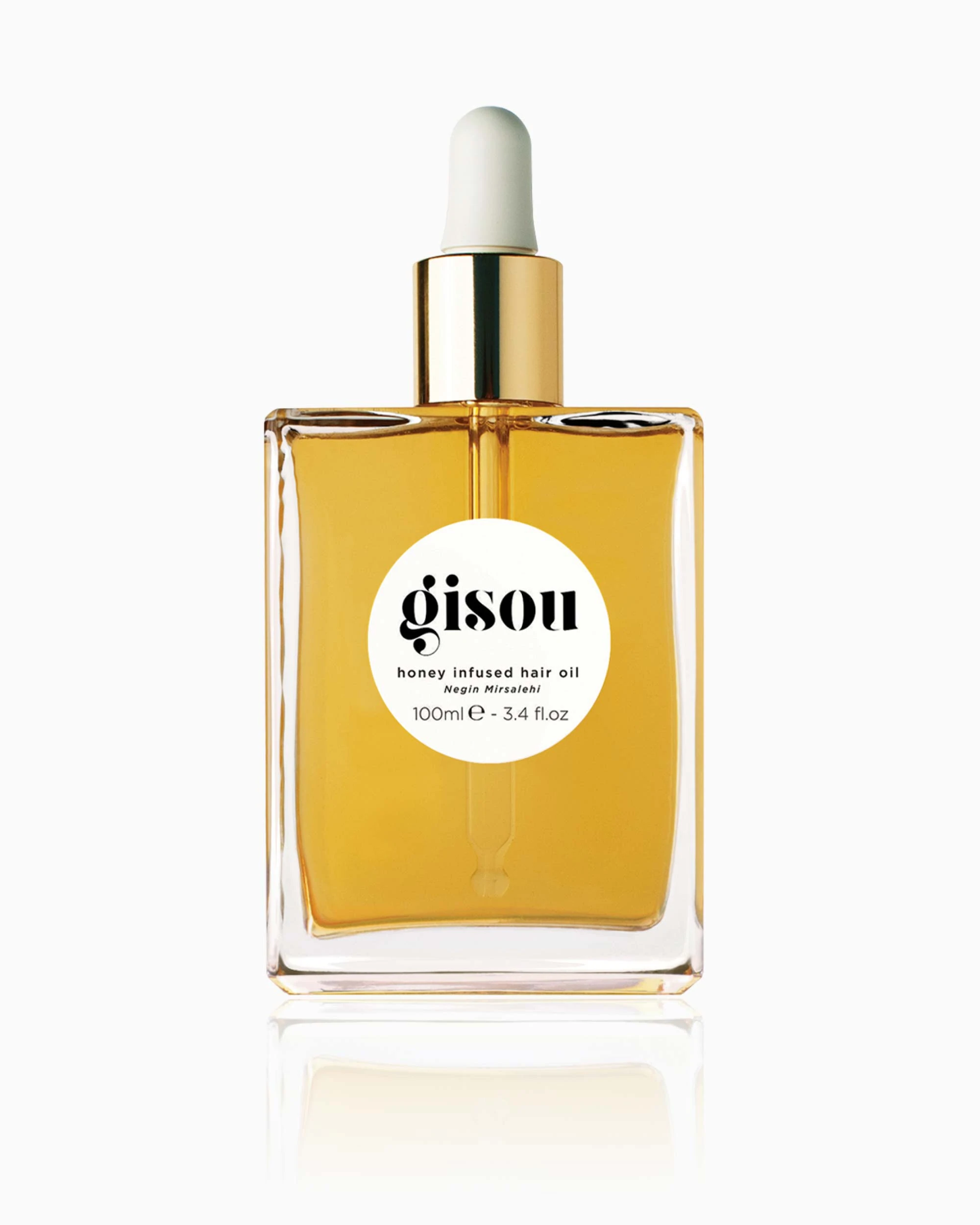 bottle of gisou honey infused hair oil 100ml - 3.4 fl. oz